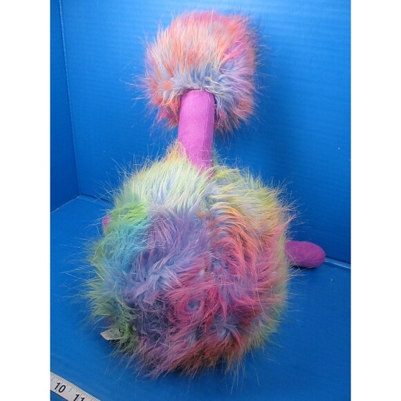 JellyCat Rainbow Pompom Ostrich Plush Stuffed Animal Bird Toy 21" - Picture 5 of 11
